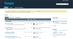 Desktop Screenshot of forums.synapse-wireless.com